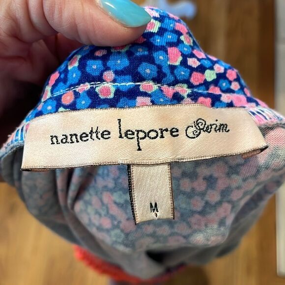 Nanette Lepore Pink and Blue Swim Coverup Tunic - Picture 8 of 8